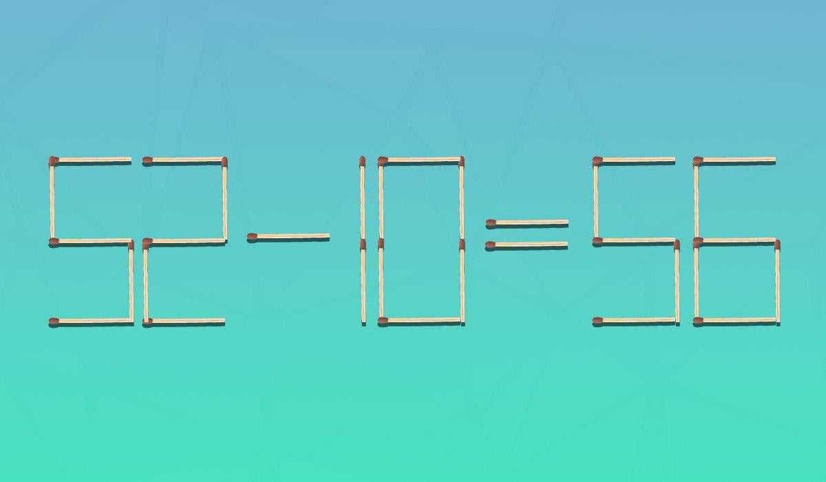 Çok zor bir bilmece: eşitliğin doğru olması için yalnızca 2 kibrit hareket ettirmeniz gerekiyor