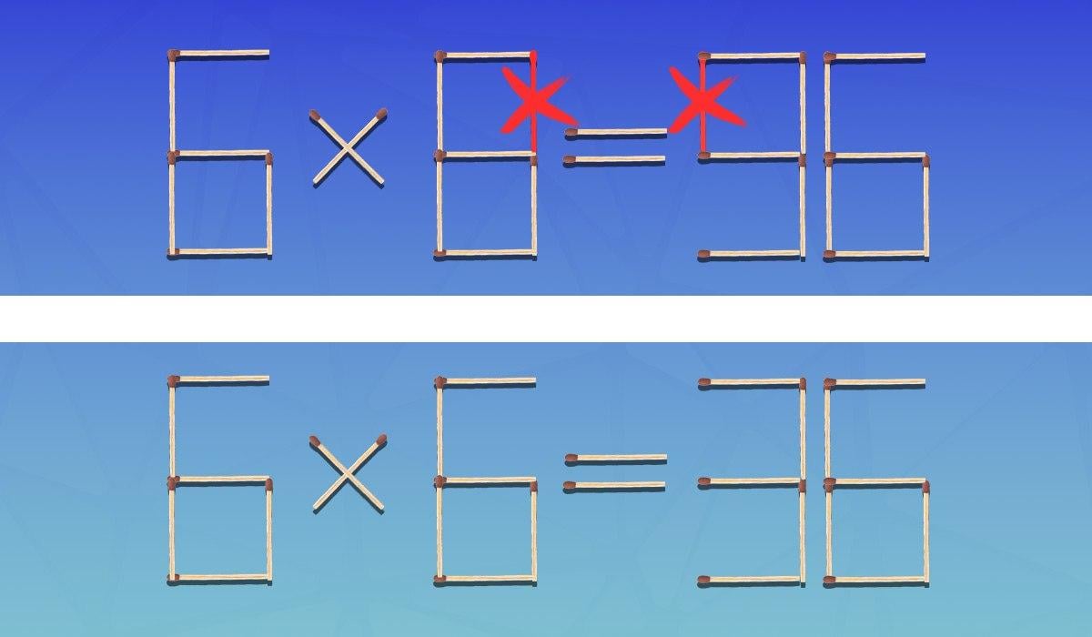 Hızlı IQ testi: eşitliğin doğru olması için iki eşleşmeyi kaldırmanız gerekir