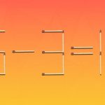 Eşitliği doğru hale getirmek için sadece 1 kibriti hareket ettirmeniz